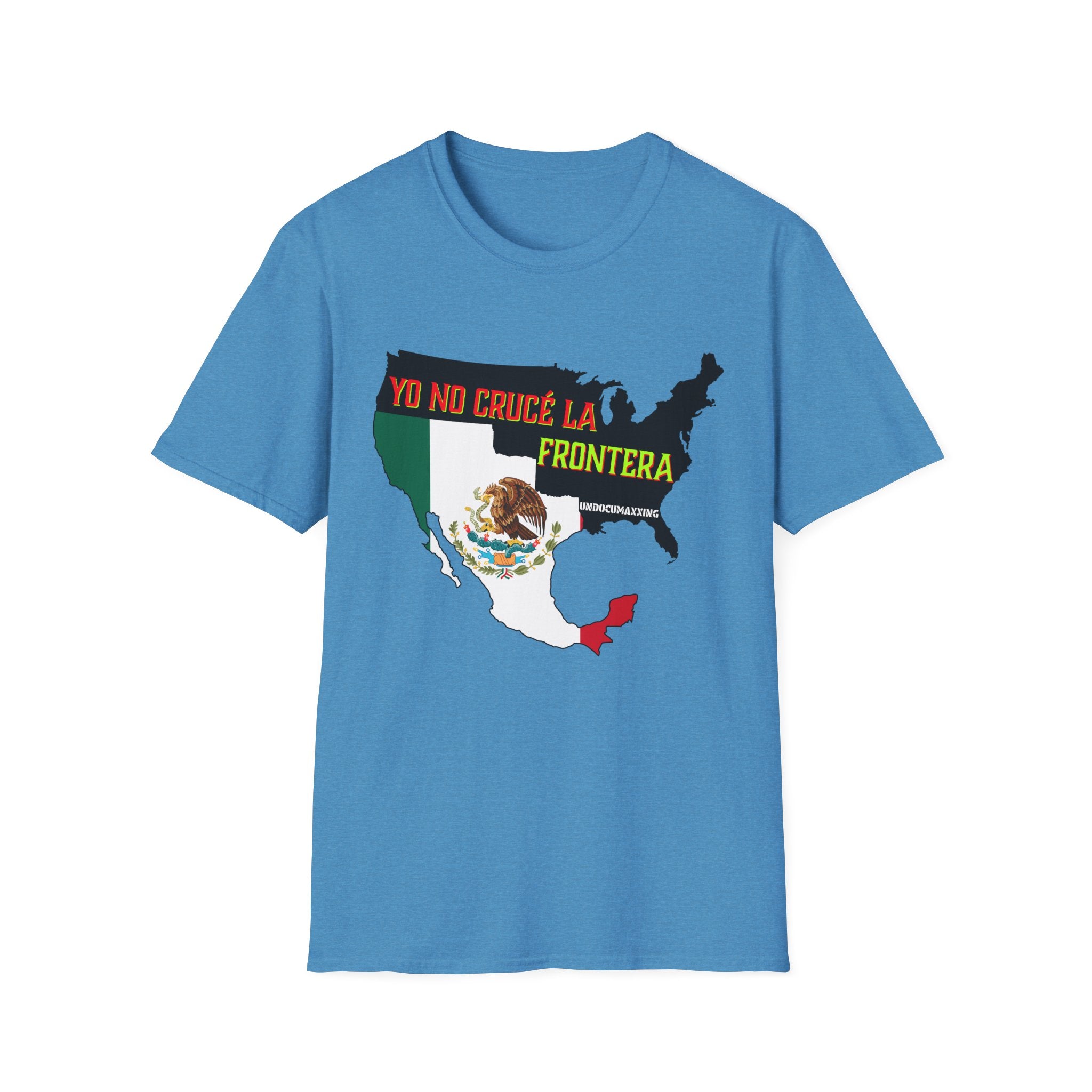 T-Shirt-Yo No Crucé La Frontera Modern Flag/Bandera Moderna