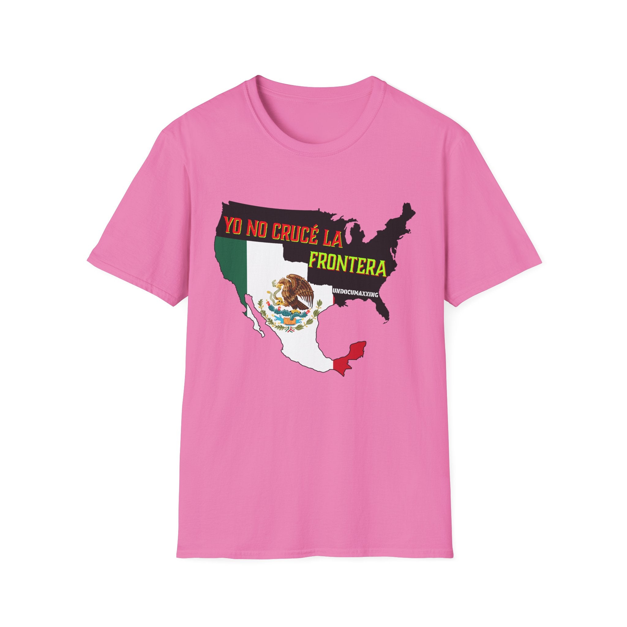 T-Shirt-Yo No Crucé La Frontera Modern Flag/Bandera Moderna