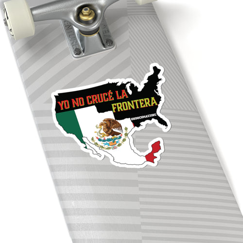 Sticker-Yo No Crucé La Frontera Bandera Moderna (Modern Flag)
