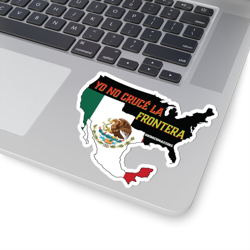 Sticker-Yo No Crucé La Frontera Bandera Moderna (Modern Flag)