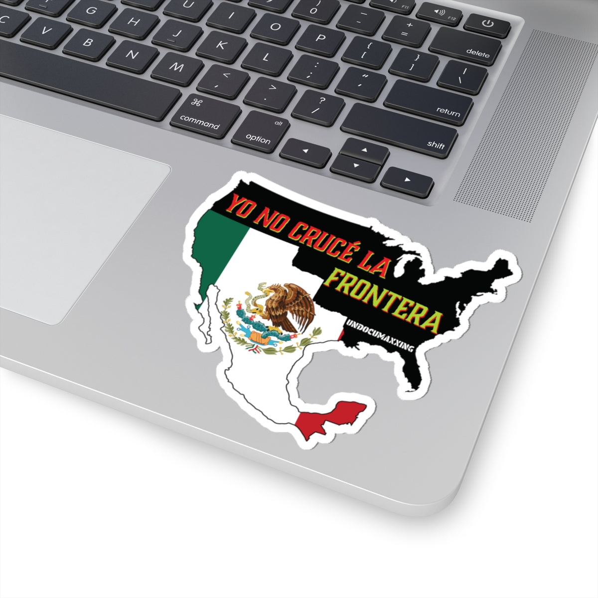 Sticker-Yo No Crucé La Frontera Bandera Moderna (Modern Flag)