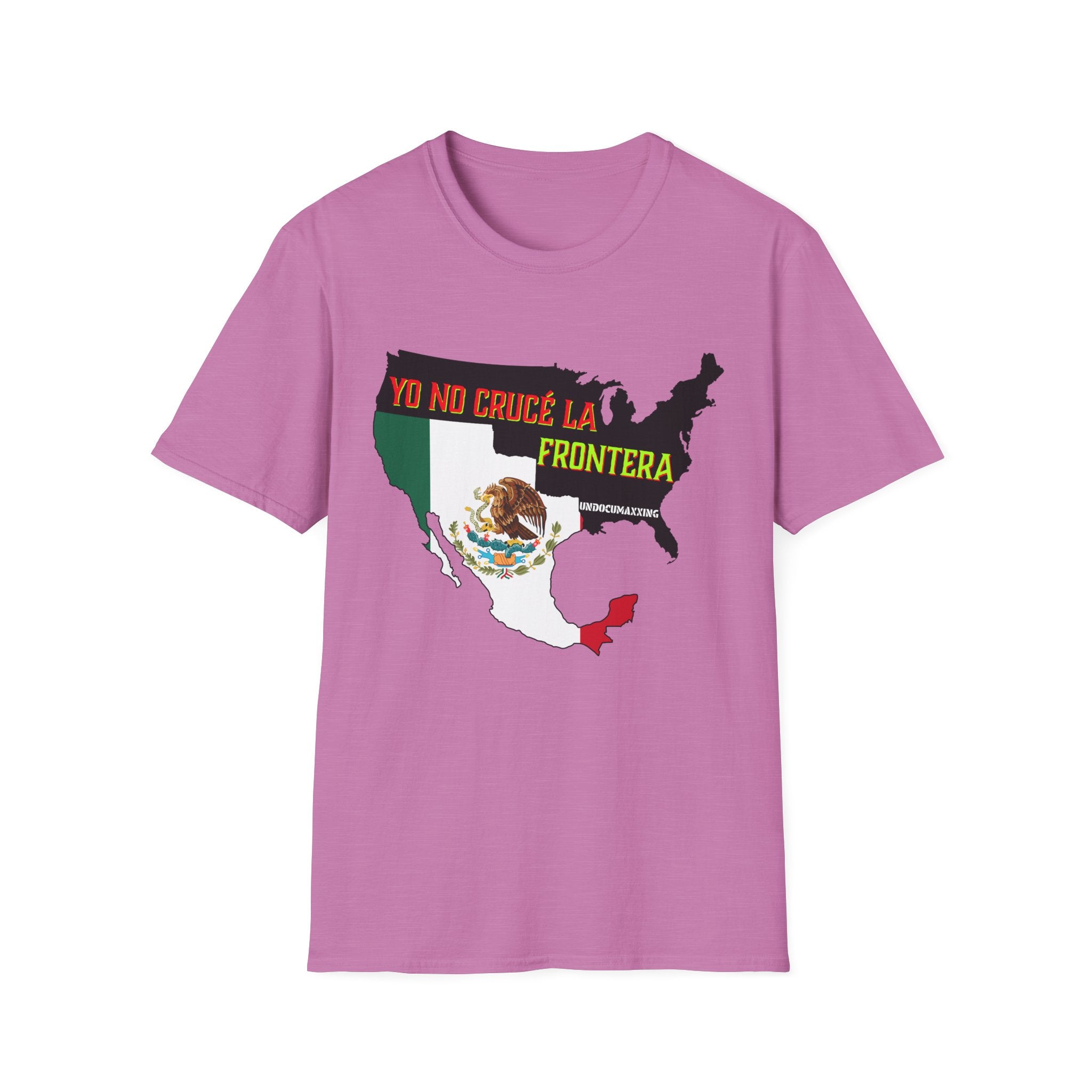 T-Shirt-Yo No Crucé La Frontera Modern Flag/Bandera Moderna