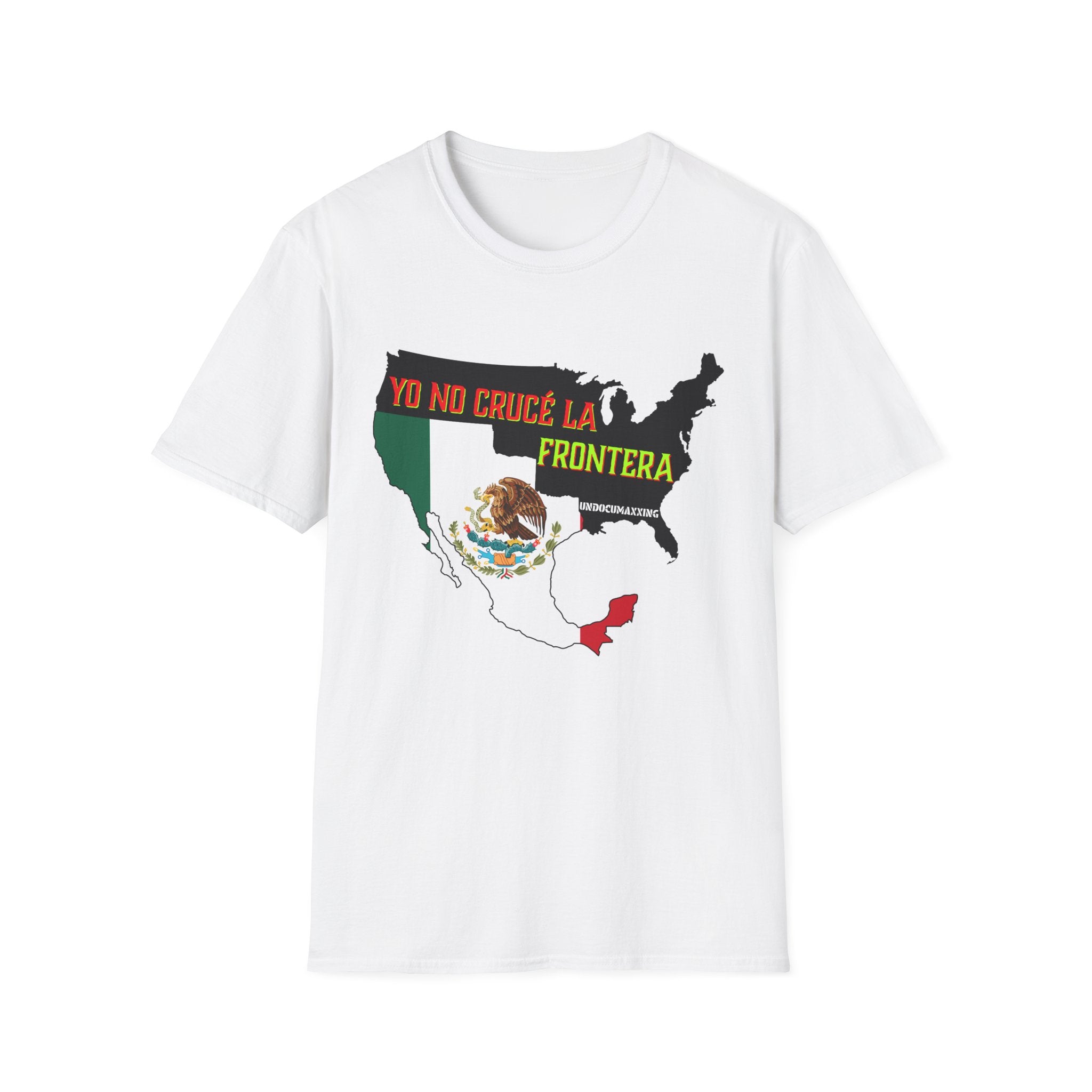 T-Shirt-Yo No Crucé La Frontera Modern Flag/Bandera Moderna