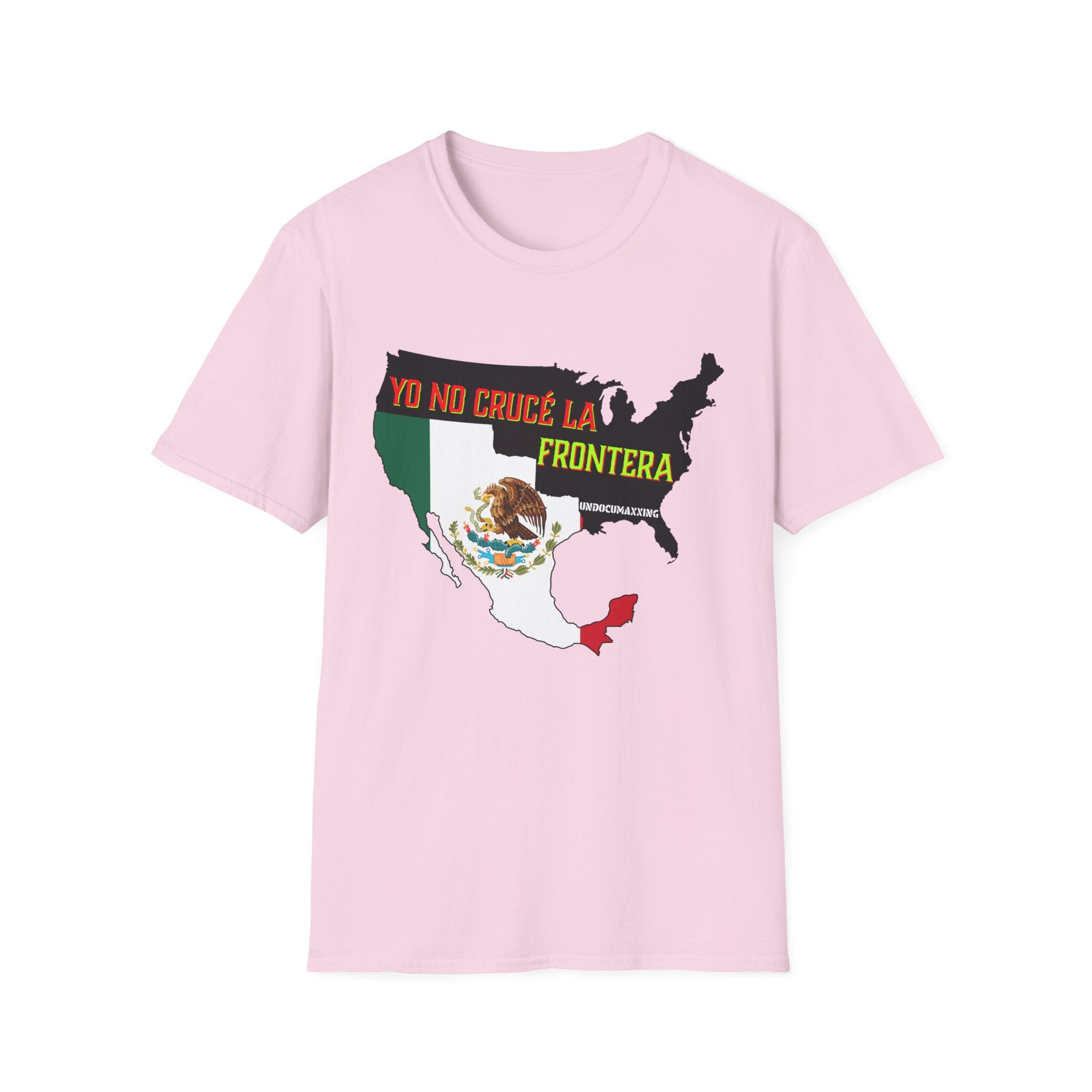 T-Shirt-Yo No Crucé La Frontera Modern Flag/Bandera Moderna