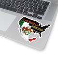 Sticker-Yo No Crucé La Frontera Vintage Flag/Bandera Antigua