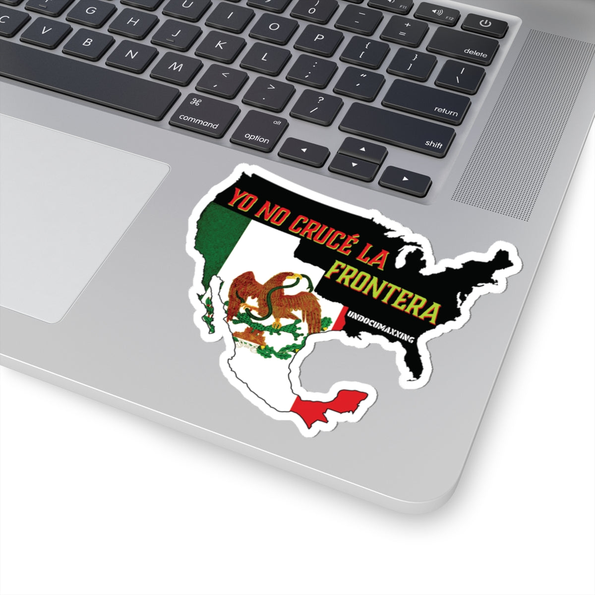Sticker-Yo No Crucé La Frontera Vintage Flag/Bandera Antigua